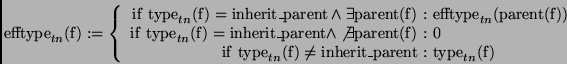 \begin{displaymath}
\mathrm{efftype}_{tn}(\mathrm{f}):=
\left\{
\begin{array}{r...
...\_parent} &
\mathrm{type}_{tn}(\mathrm{f})
\end{array}\right.
\end{displaymath}